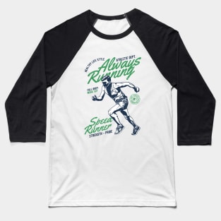 fitness sport runner running athletic workout gift Baseball T-Shirt